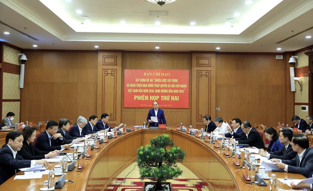 Đặt "đồng hồ đếm ngược" để hoàn thành Đề án xây dựng và hoàn thiện Nhà nước pháp quyền XHCN