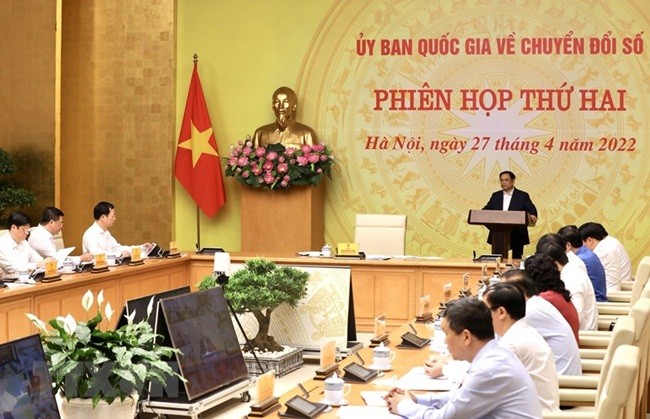 Thủ tướng Phạm Minh Chính chủ trì phiên họp Ủy ban Quốc gia về chuyển đổi số