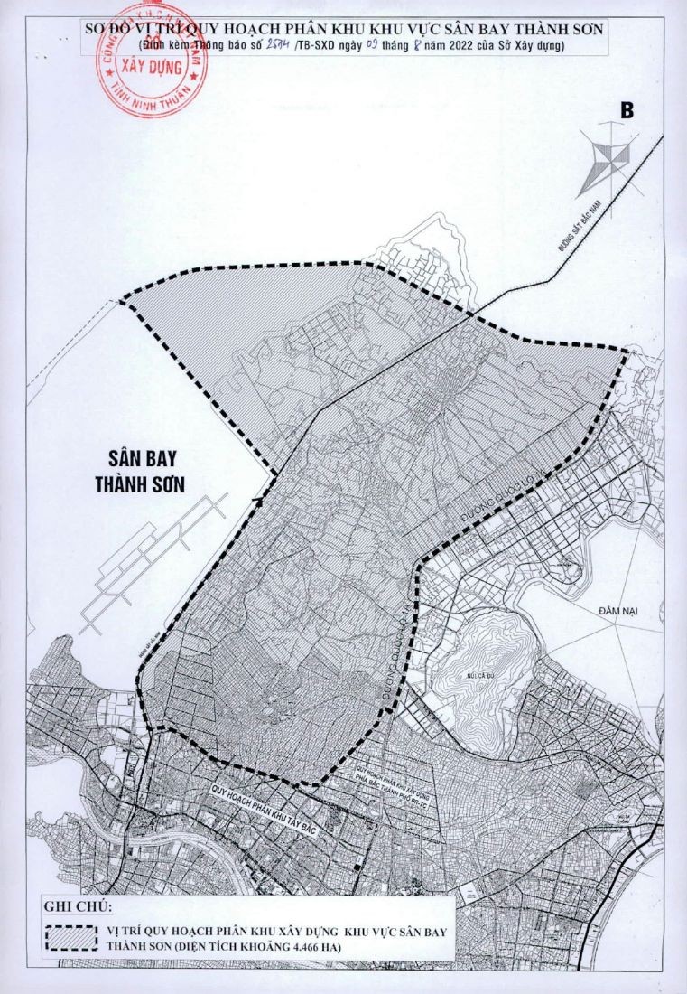 Ninh Thuận kêu gọi Novaland, Hưng Thịnh, Surya City tài trợ ý tưởng quy hoạch Khu vực sân bay Thành Sơn
