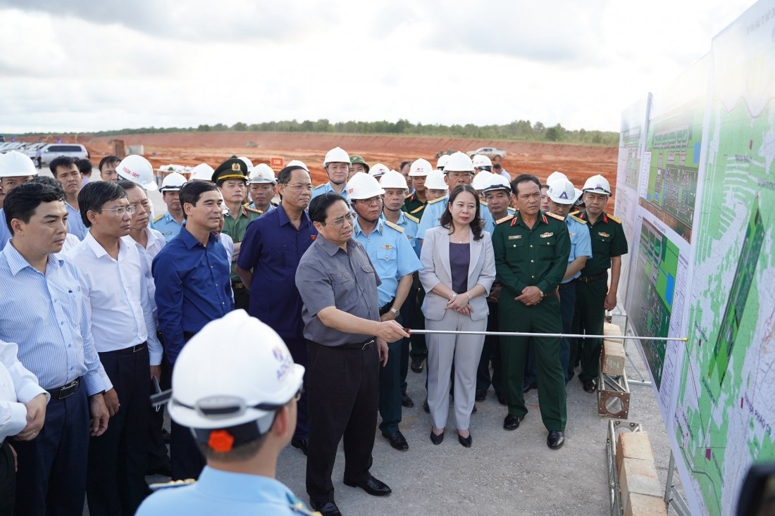 Thủ tướng Chính phủ đôn đốc tiến độ xây dựng Cảng hàng không Phan Thiết