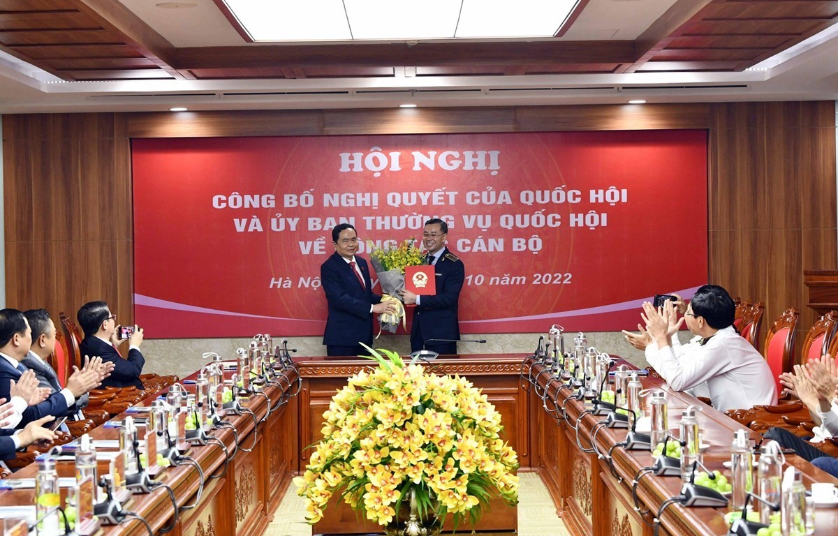 Công bố Nghị quyết về bầu Tổng Kiểm toán Nhà nước với ông Ngô Văn Tuấn