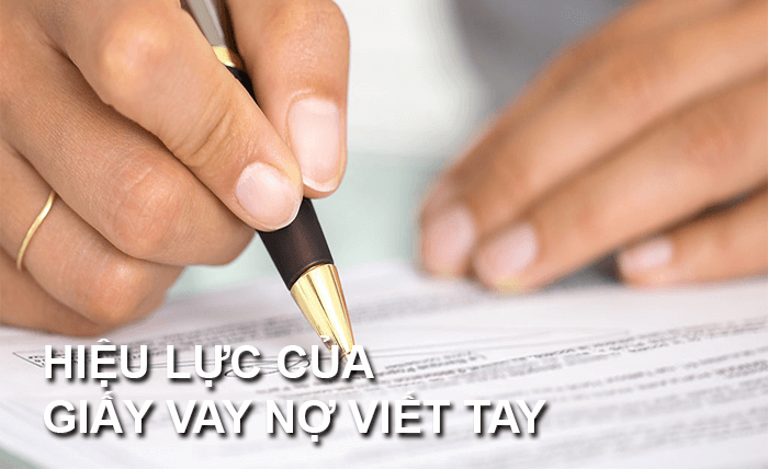 Cho mượn tiền bằng giấy viết tay có đòi lại được không?
