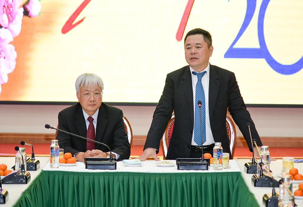 Phó Chủ tịch Nguyễn Ngọc Cảnh thăm, chúc Tết cán bộ, người lao động Tập đoàn Công nghiệp Than - Khoáng sản Việt Nam