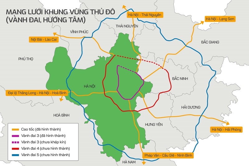 Quy Hoạch Đường Vành Đai 4 Vùng Thủ Đô
