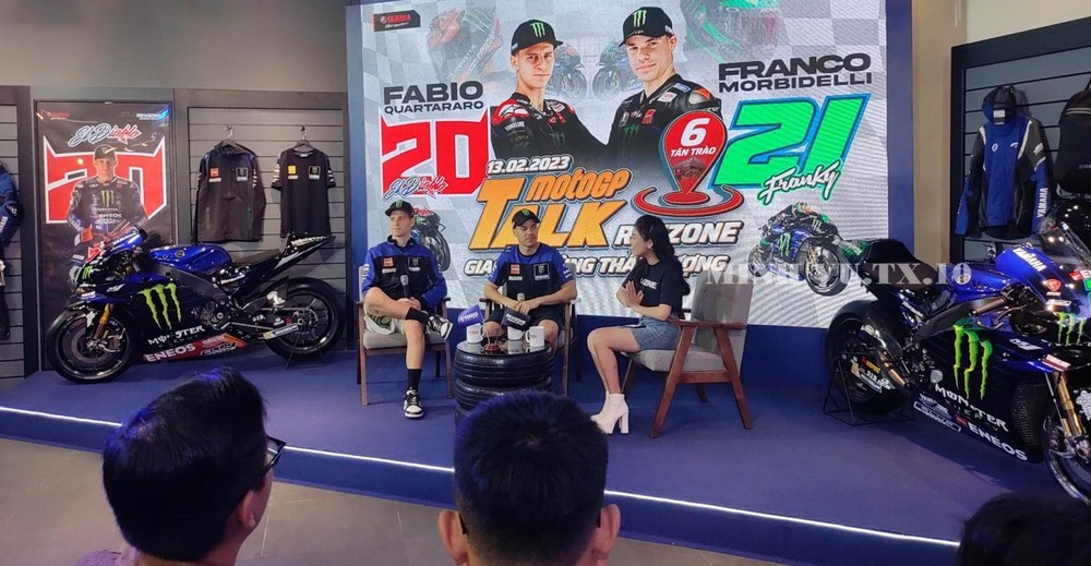 2 tay đua MotoGP của Yamaha lần đầu đến Việt Nam