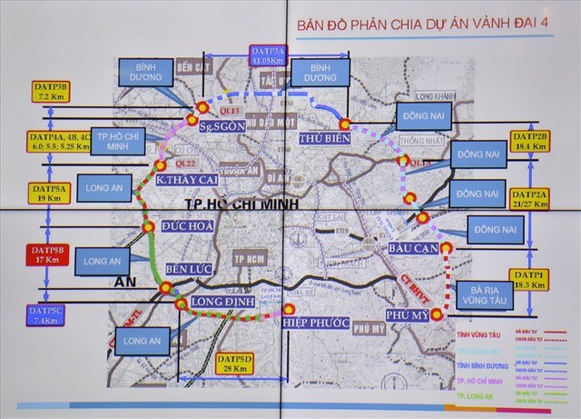 2 phương án thay đổi hướng tuyến Vành đai 4 qua TP.HCM để tiết kiệm 4.000 tỉ đồng
