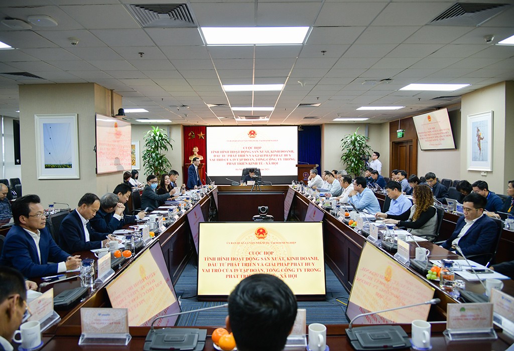 Thảo luận, đánh giá tình hình hoạt động và vai trò của 19 Tập đoàn, Tổng công ty trong phát triển - kinh tế xã hội