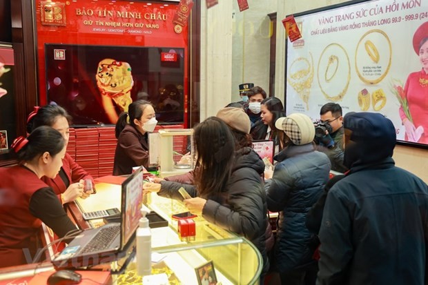Giá vàng điều chỉnh không đồng nhất, tỷ giá trung tâm tăng 16 đồng