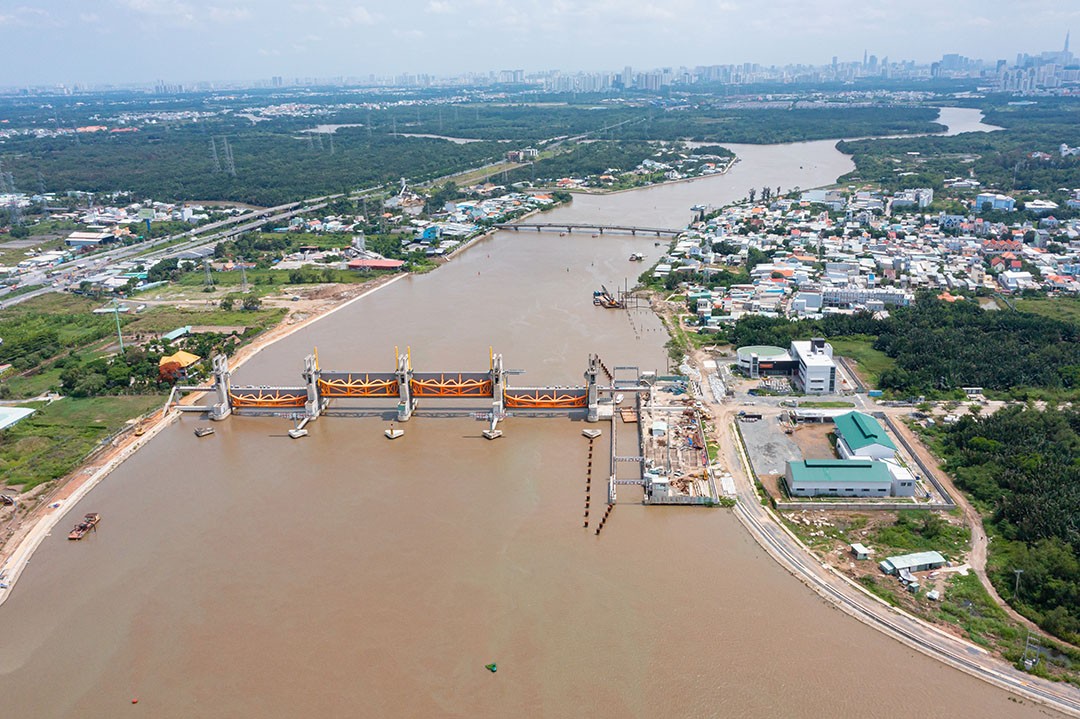 Dự án chống ngập 10.000 tỉ đồng tái khởi công, cần thêm 1 năm nữa để hoàn thiện 7% còn lại