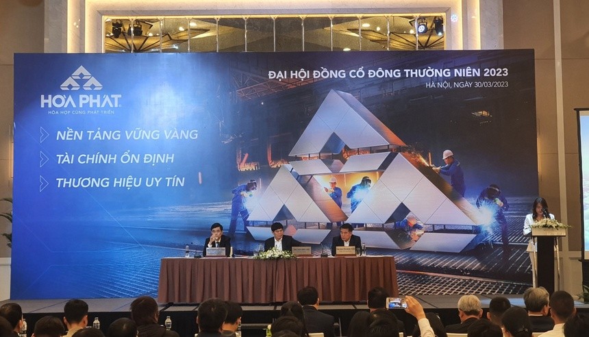 Hòa Phát của ông Trần Đình Long họp cổ đông, lý giải việc không chia cổ tức cho hơn 160.000 cổ đông