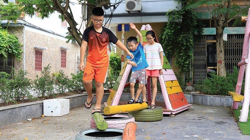 Tạo lập sân chơi cho trẻ em trong dịp hè