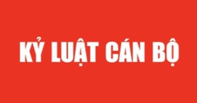 Thi hành kỷ luật Chủ tịch UBND tỉnh