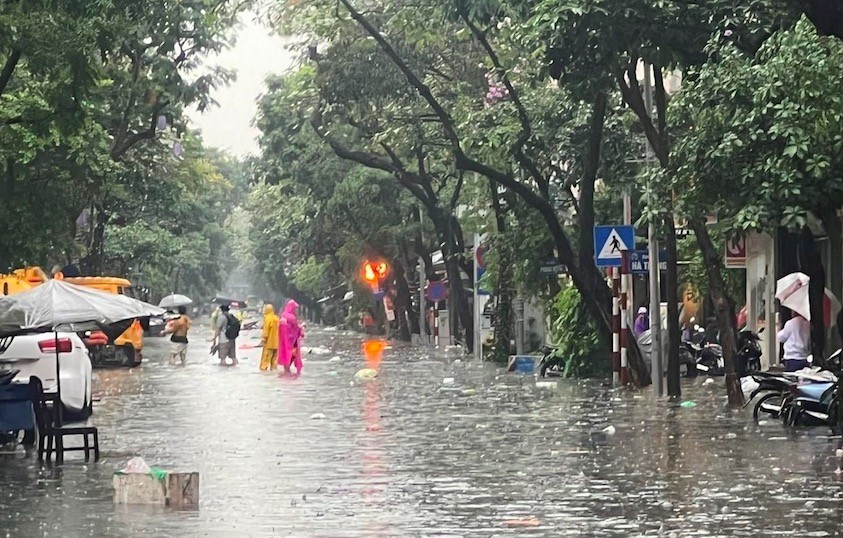 Đón bão số 1, những khu vực này có khả năng ngập úng tại Hà Nội