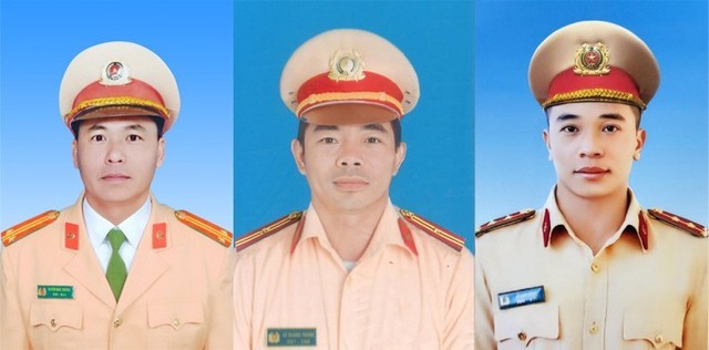 Cấp bằng Tổ quốc ghi công cho 3 chiến sĩ Công an hy sinh khi thực hiện nhiệm vụ cứu hộ, cứu nạn tại đèo Bảo Lộc