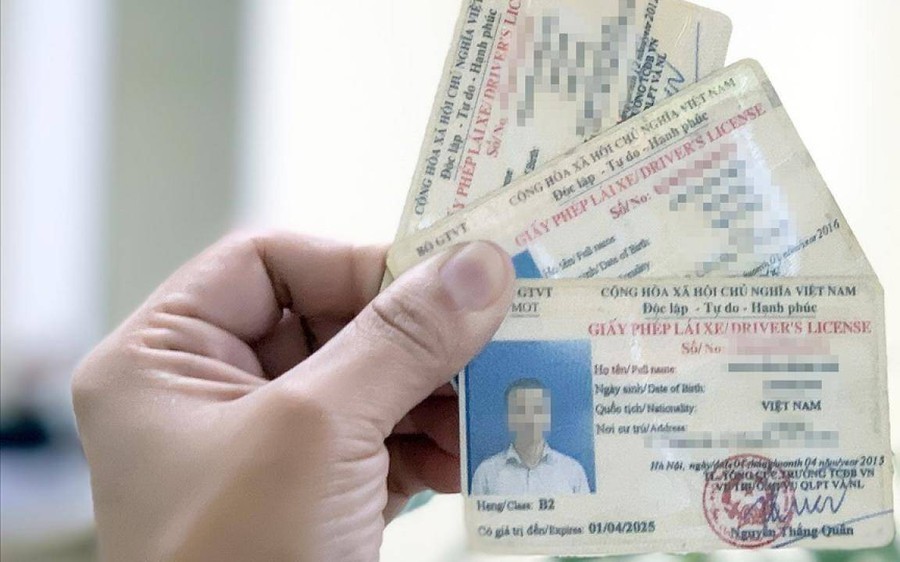 Không phân chia chi tiết các hạng giấy phép lái xe