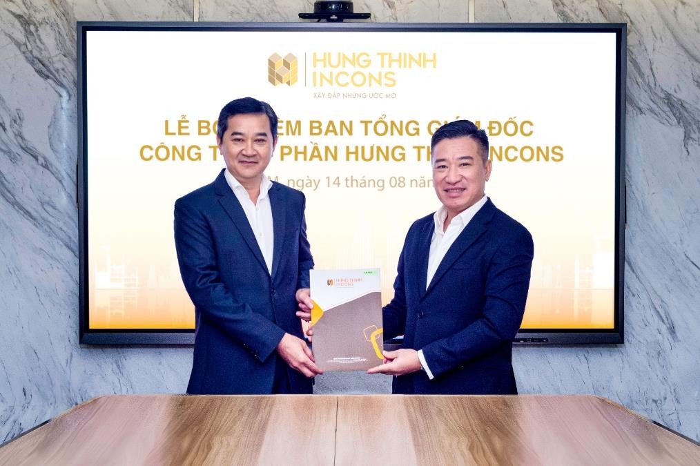 Hưng Thịnh Incons bổ nhiệm Tổng Giám đốc mới