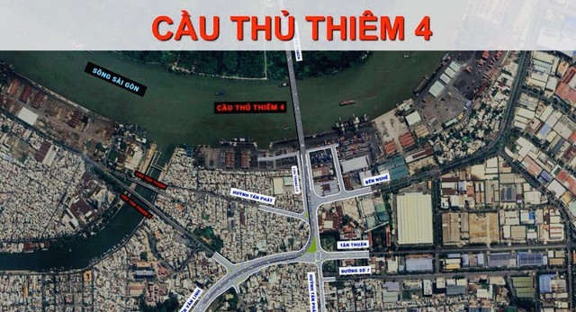 Không chỉ cầu quay, cầu mở , có thể làm cầu Thủ Thiêm 4 thành hầm chui