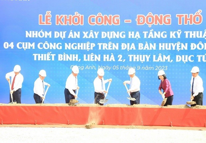 Hà Nội động thổ 4 cụm công nghiệp gần 1.500 tỉ đồng