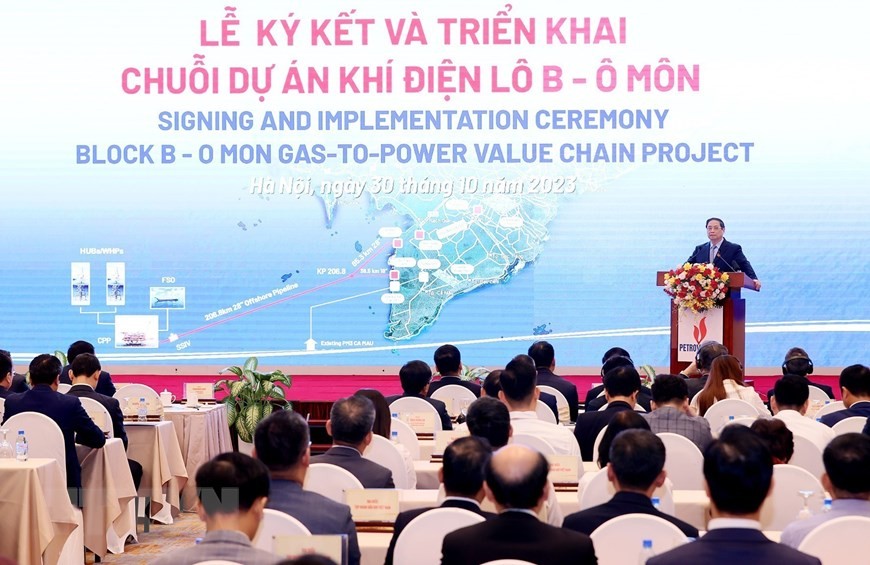 Ký kết và triển khai chuỗi dự án khí điện Lô B - Ô Môn giữa Tập đoàn dầu khí Việt Nam (PVN) cùng các đối tác