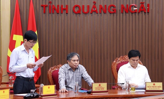 Giao nhân sự phụ trách, điều hành Ban Quản lý KKT Dung Quất và các KCN Quảng Ngãi