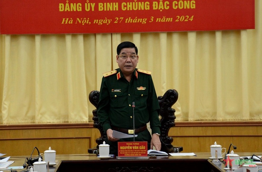 Triển khai quyết định kiểm tra của Ban Thường vụ Quân ủy Trung ương