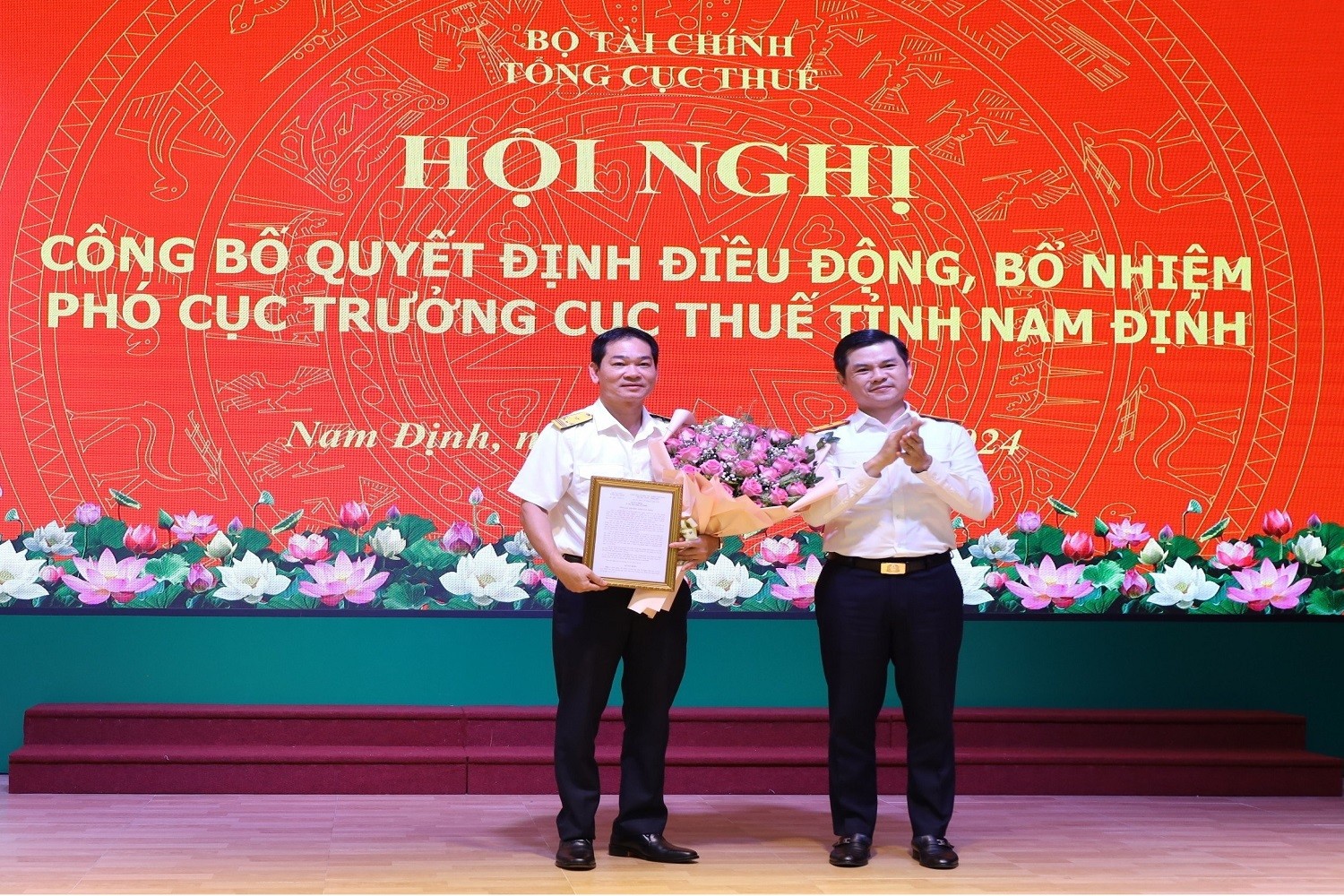 Bổ nhiệm tân Phó Cục trưởng Cục Thuế tỉnh Nam Định