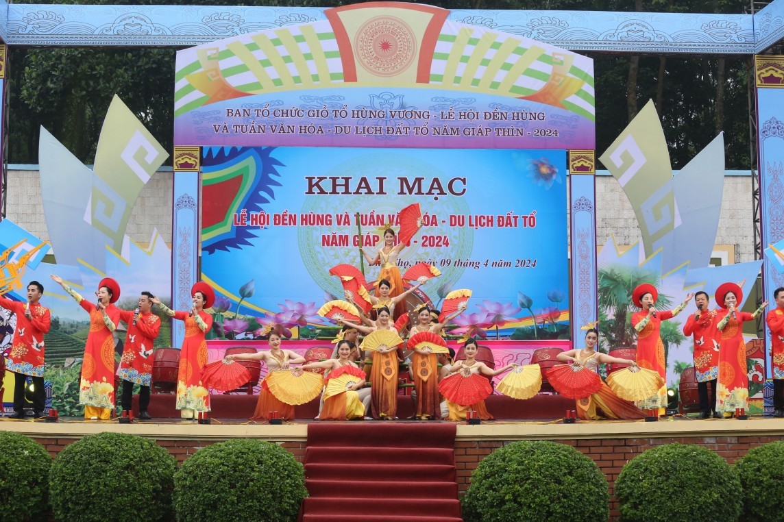 Khai mạc Lễ hội Đền Hùng và Tuần Văn hóa Du lịch Đất Tổ 2024