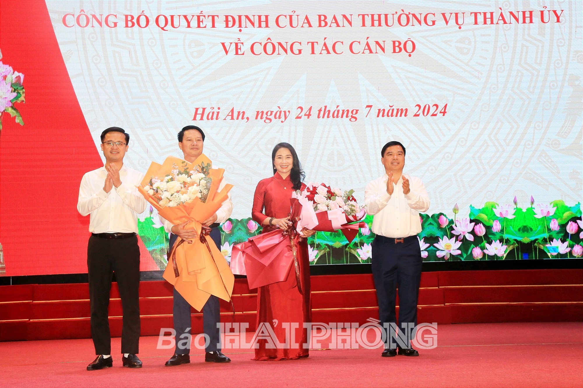 Chỉ định nữ Giám đốc Sở giữ chức Bí thư Quận ủy