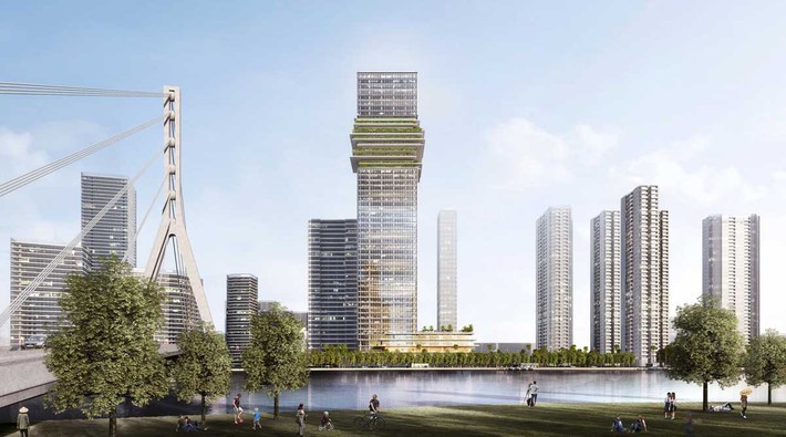 Chủ đầu tư The Sun Tower báo lỗ nửa đầu năm 2024, nợ hơn 12.000 tỷ đồng trái phiếu