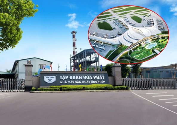 Sau tuyên bố “nhường sân” thép xây dựng, Hòa Phát tiếp tục làm lấn sân ở mảng khác, từ sân bay Long Thành đến Tân Sơn Nhất đều góp mặt