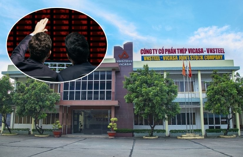 Sắp đến Noel, một cổ phiếu thép dựng hình “cây thông” trên bảng điện tử