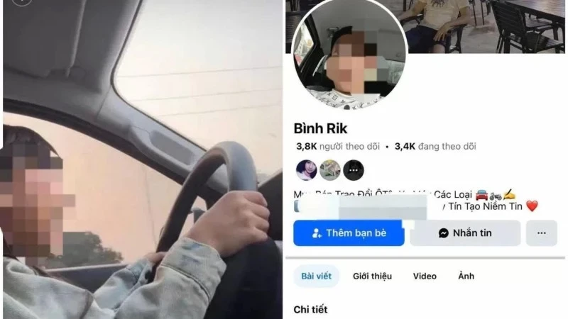 Xử phạt gần 30 triệu đồng người bố để con 6 tuổi lái ô tô