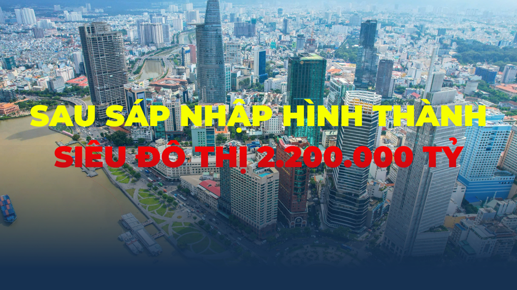 Sau Sáp Nhập, địa phương này sẽ thành siêu đô thị 2,2 triệu tỷ và là Trung tâm kinh tế Việt Nam