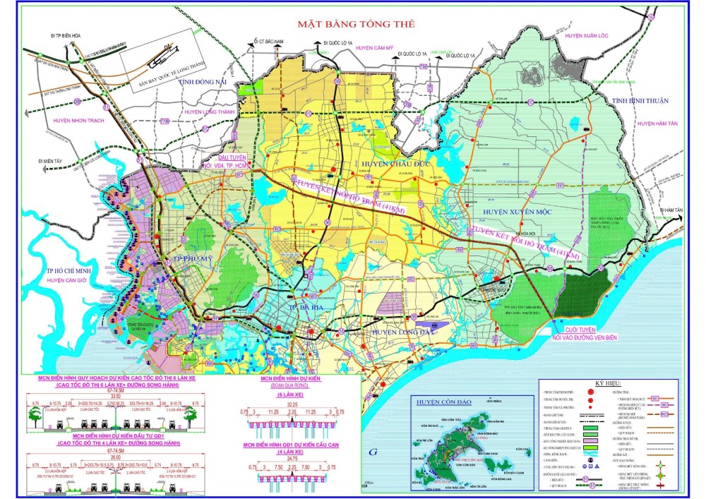 Bà Rịa - Vũng Tàu muốn đưa cao tốc nối Hồ Tràm và sân bay Long Thành vào quy hoạch tỉnh