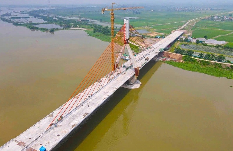 Cây cầu gần 1.500 tỷ đồng nối Bắc Giang và Hải Dương sắp thông xe