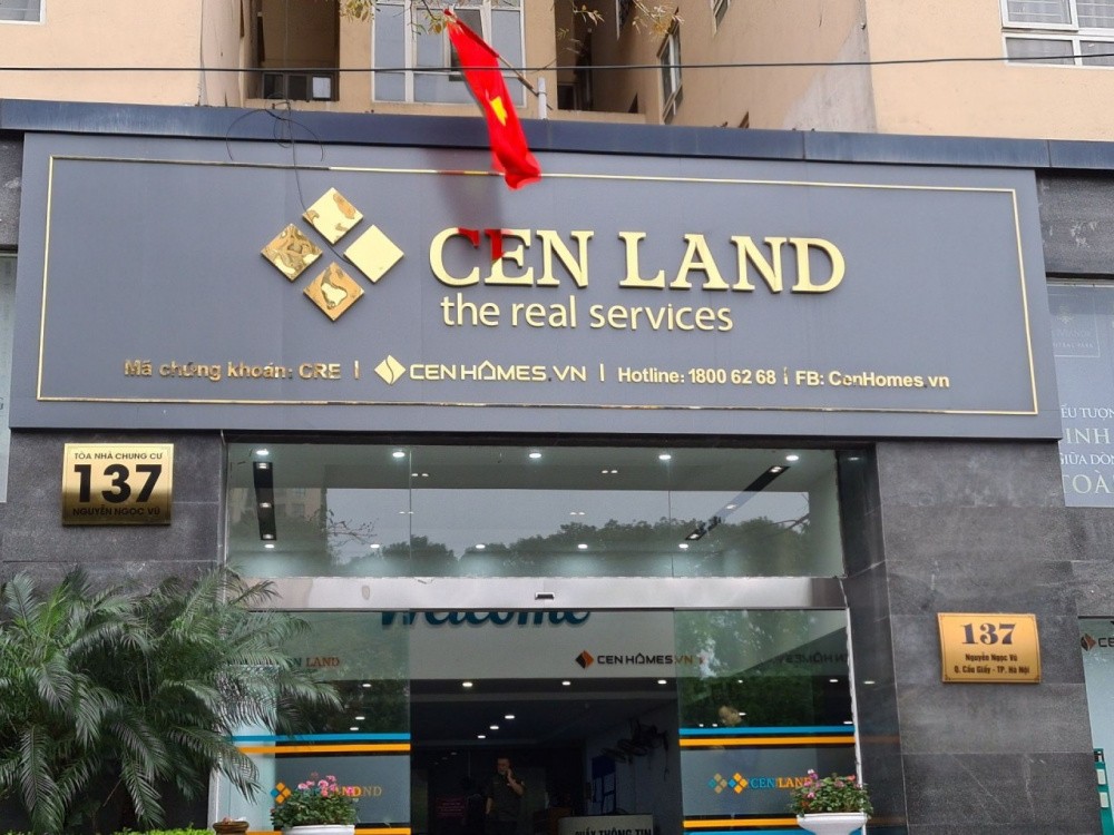 CenLand báo cáo doanh thu quý 1/2025 giảm mạnh