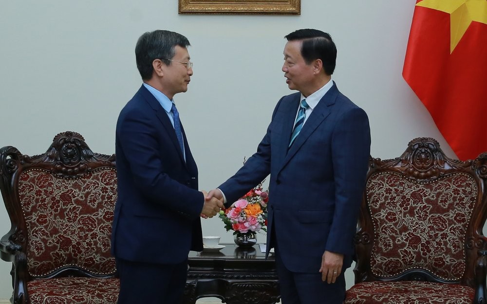 Phó Thủ tướng Trần Hồng Hà tiếp xã giao lãnh đạo Công ty Công trình xây dựng Trung Quốc