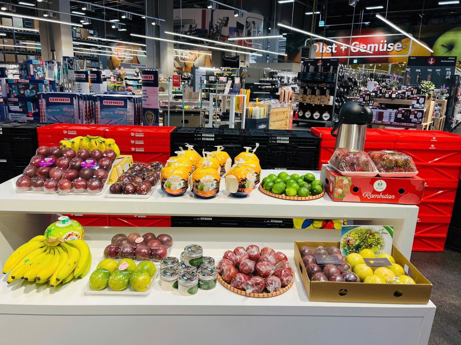 Nông sản Việt Nam tự tin chinh phục hệ thống đại siêu thị Đức