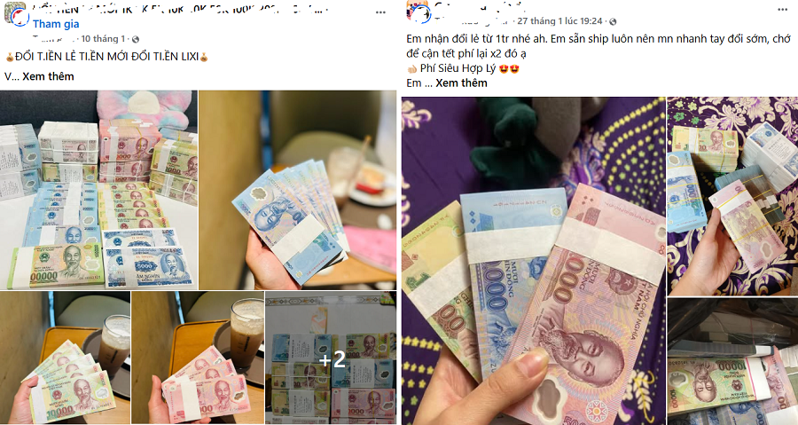 Đổi tiền lẻ, tiền mới “ăn” chênh lệch ngày Tết coi chừng bị phạt