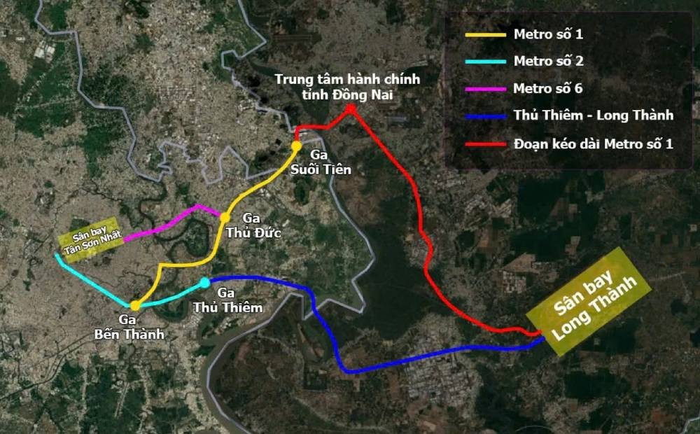 Kéo metro đến Long Thành, thêm ga đường sắt tốc độ cao 350km/h