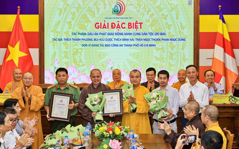Giải Báo chí Phật giáo 2025 vinh danh 35 tác phẩm xuất sắc trên cả nước