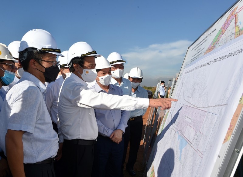 Đẩy nhanh tiến độ thi công dự án sân bay Long Thành