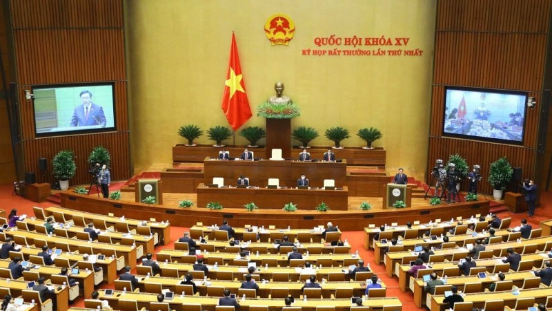 Khai mạc kỳ họp bất thường của Quốc hội khóa XV