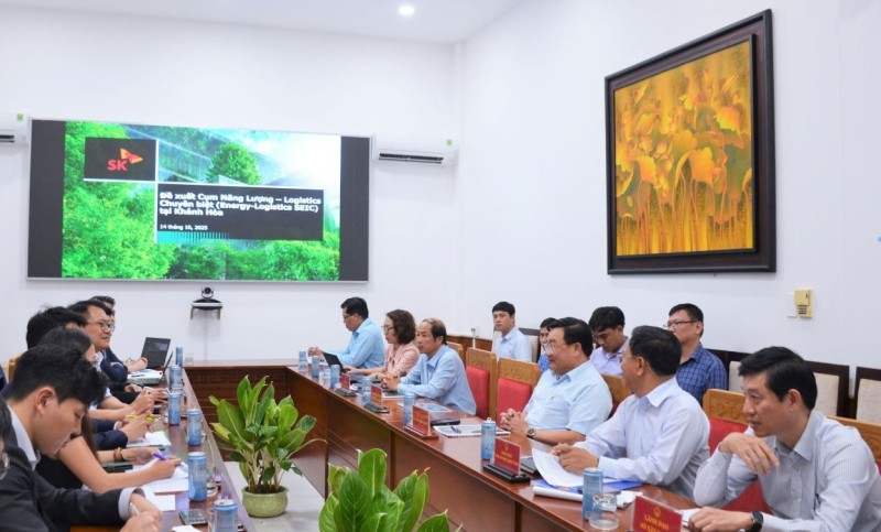 SK đề xuất đầu tư Cụm năng lượng - Logistics chuyên biệt tại Khánh Hòa