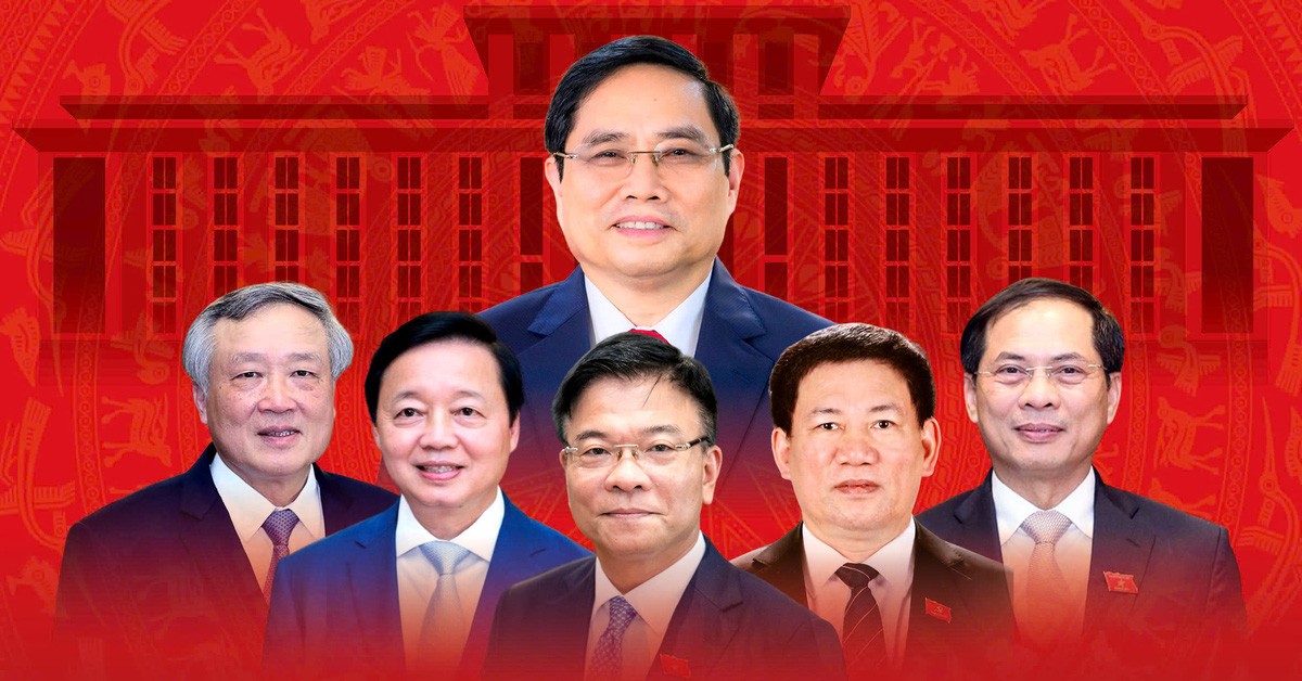 Thành viên Chính phủ nhiệm kỳ 2021-2026 được kiện toàn sau kỳ họp Quốc hội