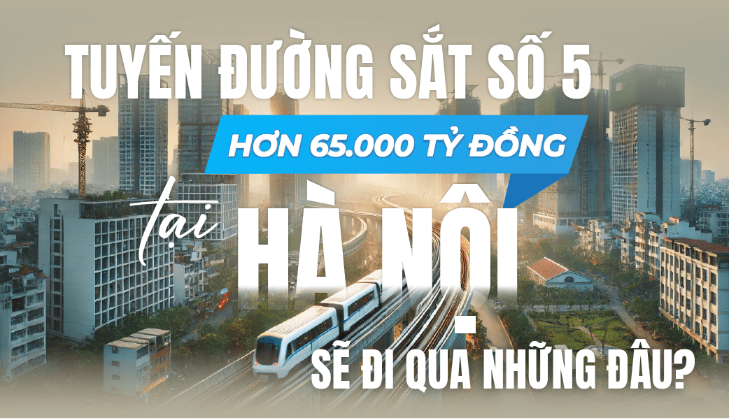 Tuyến đường sắt hơn 65.000 tỷ đồng tại Hà Nội sẽ đi qua những đâu?