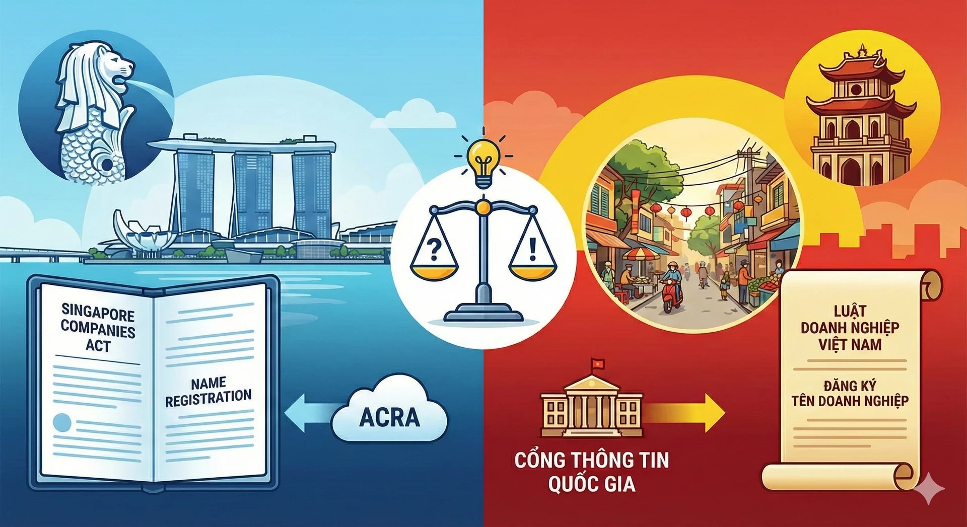 Luật đăng ký tên doanh nghiệp tại Singapore và những gợi mở pháp lý cho Việt Nam