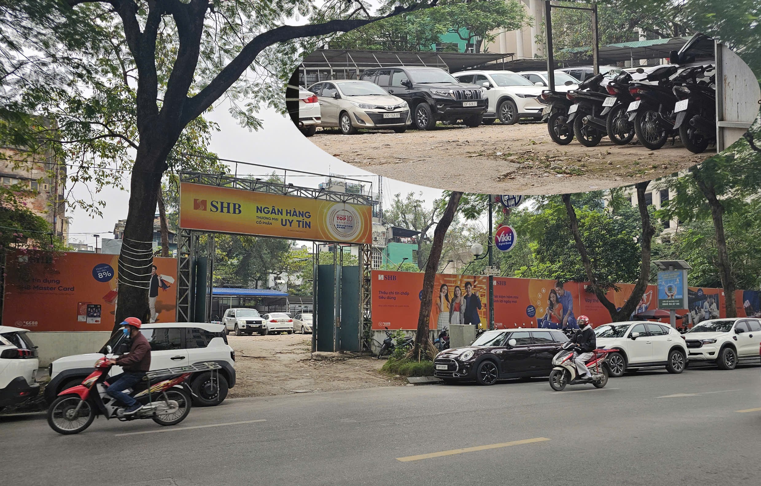 Bài 1: “Đất kim cương” 31-35 Lý Thường Kiệt 10 năm quây tôn đến bãi xe nhếch nhác giữa trung tâm Thủ đô và câu hỏi về kỷ cương đô thị?