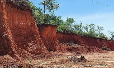 Kon Tum: Yêu cầu xử lý các điểm khai thác đất trái phép tại huyện Ngọc Hồi